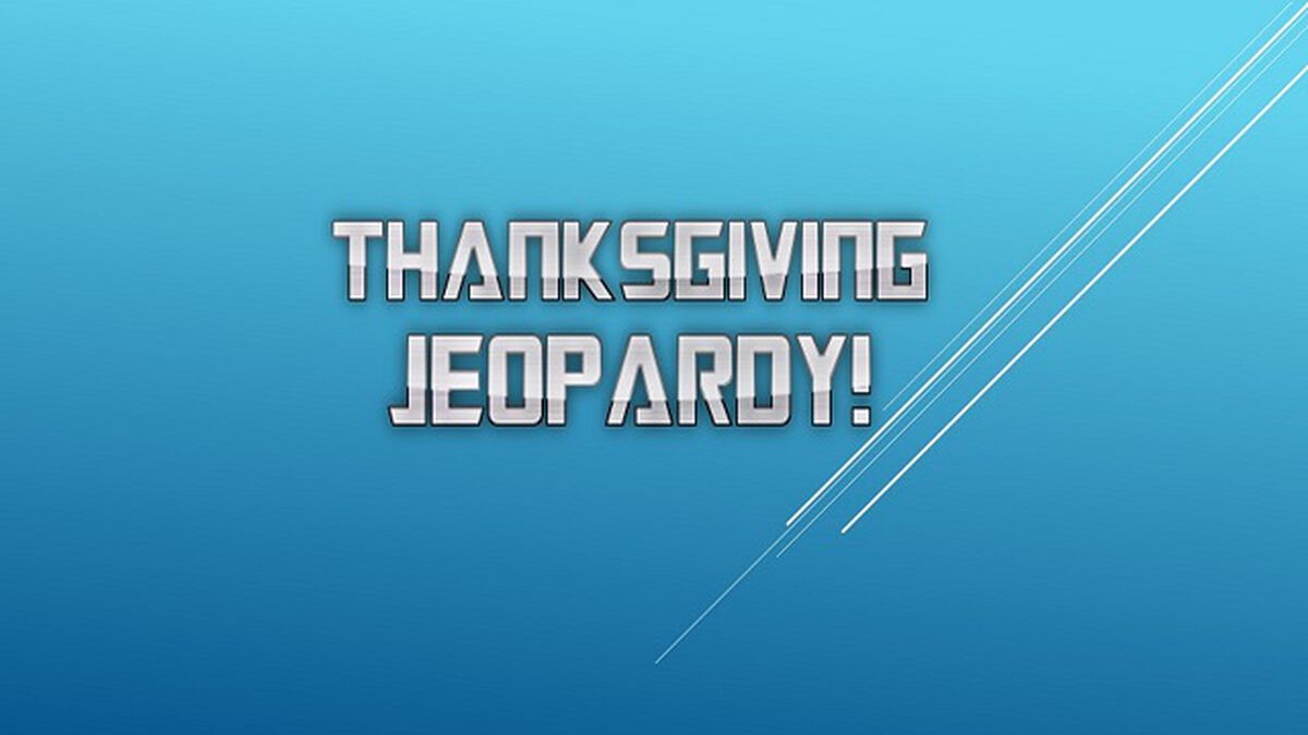 Thanksgiving Jeopardy image number null